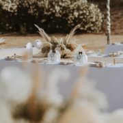 Pampas Grass Beach Wedding