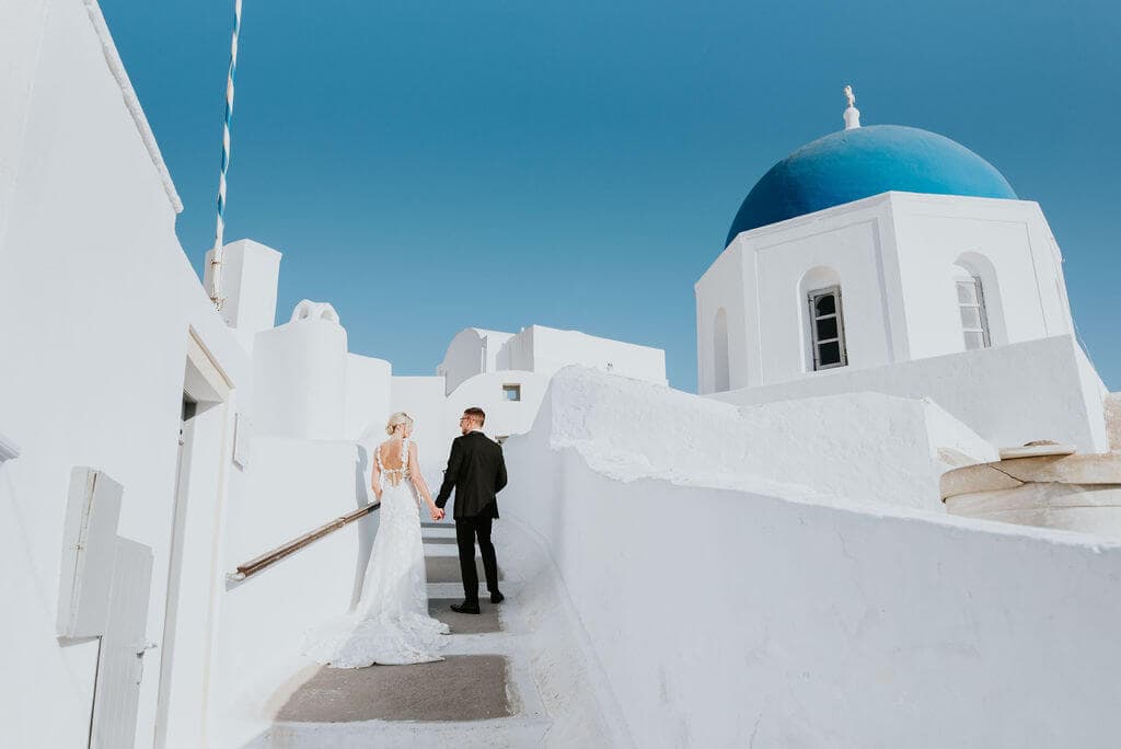 Touch of Pink - Santorini Gem Wedding