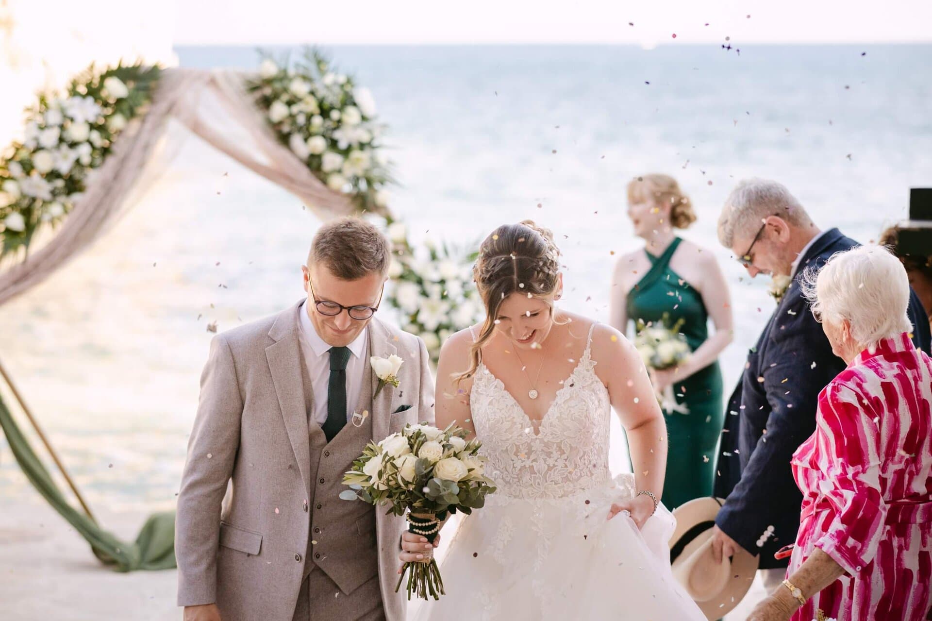 Steph and Connor's Zakynthos Beach Wedding