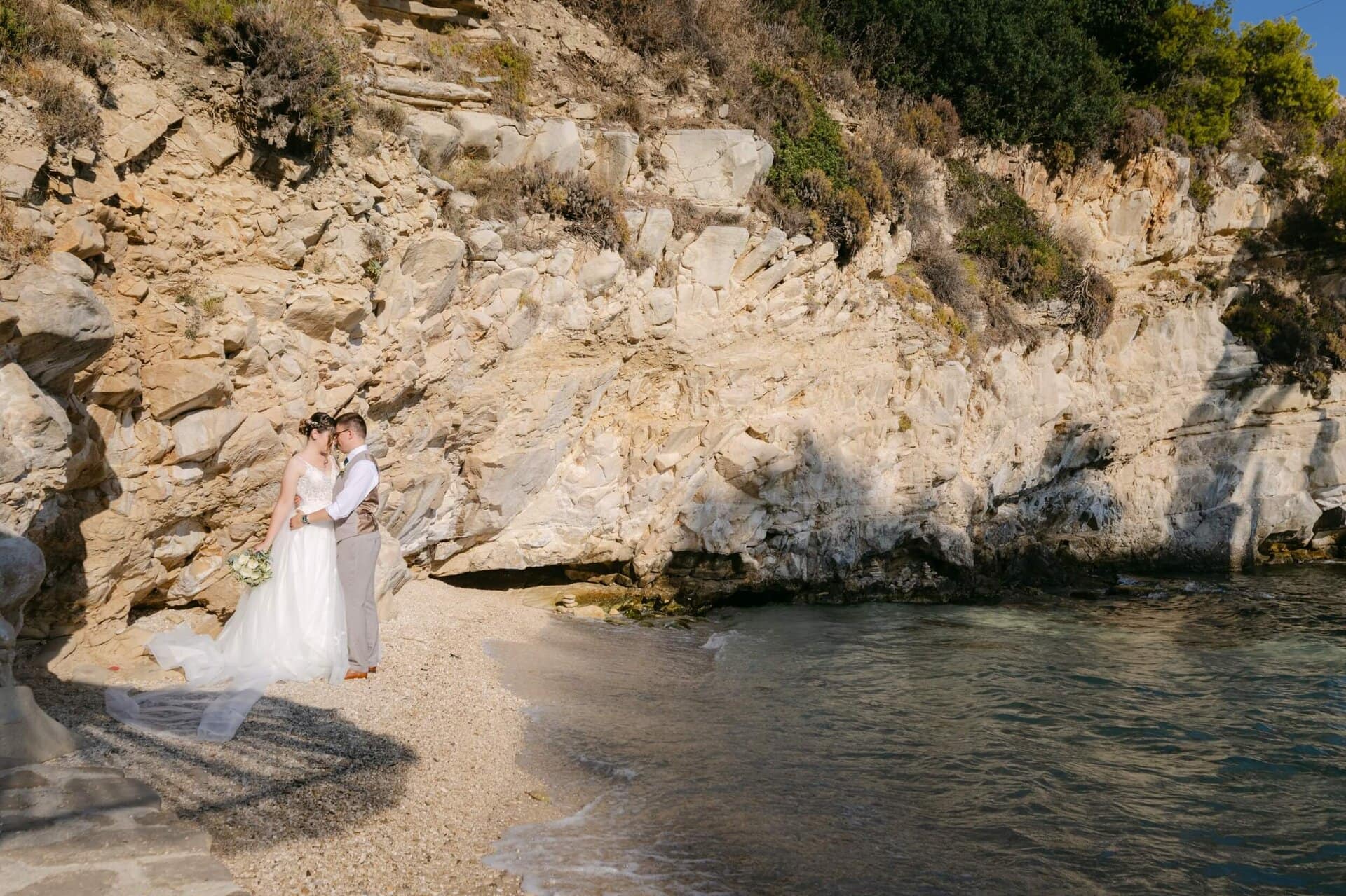 Steph and Connor's Zakynthos Beach Wedding